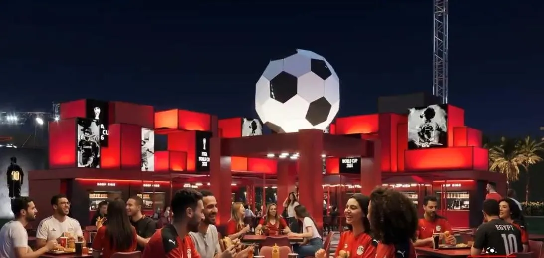 Egyptian Fan Zone  Egypt vs Belgium