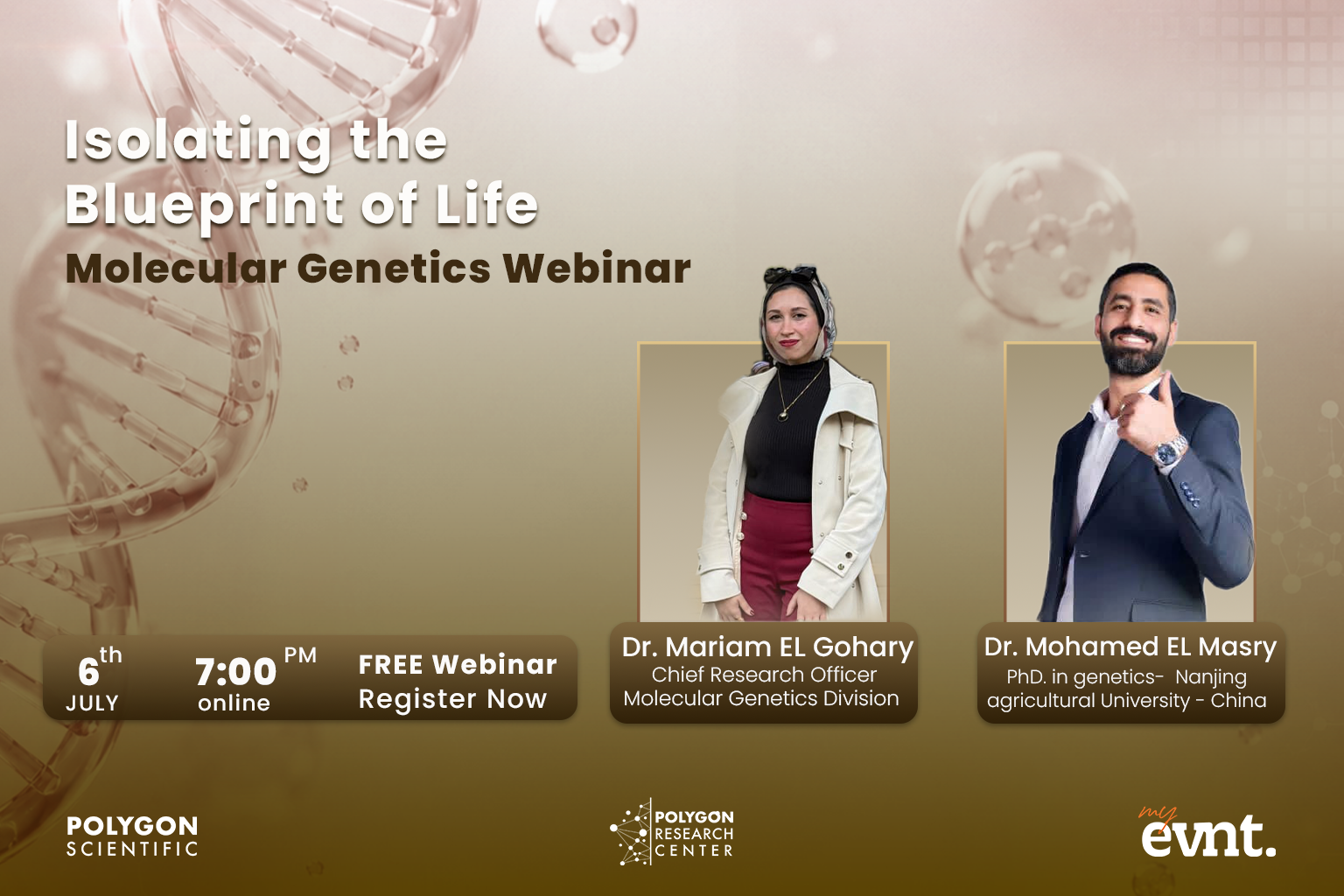 Molecular Genetics Webinar : Isolating the Blueprint of Life